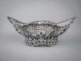 Sterling Silver Bon Bon Basket by James Dixon & Sons, Sheffield, 1893. - Harrington Antiques