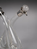 Sterling Silver Double Oil and Vinegar Bottle by William Hutton & Sons, 1922 - Harrington Antiques