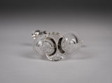 Sterling Silver Double Oil and Vinegar Bottle by William Hutton & Sons, 1922 - Harrington Antiques