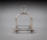 Sterling Silver Five-Bar Toast Rack by Adie Brothers, Birmingham, 1926 - Harrington Antiques