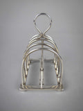 Sterling Silver Five Bar Toast Rack by William Hutton & Sons, Sheffield, 1907. - Harrington Antiques