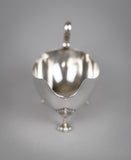 Sterling Silver Gravy / Sauce Boat by James Dixon & Sons, Sheffield, 1935. - Harrington Antiques