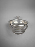 Sterling Silver Tea Strainer by Angora Silver Plate Co, Birmingham, 1932. - Harrington Antiques