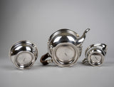 Sterling Silver Teapot & Set by Mappin & Webb, Sheffield, 1931. - Harrington Antiques