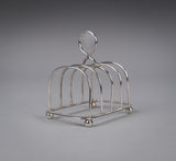 Sterling Silver Toast Rack by Carrington & Co, 1923. - Harrington Antiques