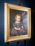 Thomas Walley (1817-1878) - Portrait Of A Child With Parrot - Harrington Antiques