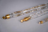 Three 'Oxford Lavender' Glass Scent Bottles, c.1850 - Harrington Antiques