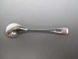 Two Sterling Silver Mustard Pots With Spoons by Walker & Hall, Sheffield, 1935/6 - Harrington Antiques