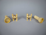 Unusual Pair of 19th Century Carved Bone Cherub Candle Holders. - Harrington Antiques