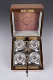 Victorian Birds Eye Maple Miniature Scent Bottle Box / Casket - Harrington Antiques