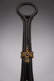 Victorian Cast Iron & Gilt Door Porter / Door Stop - Harrington Antiques