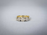 Vintage 9 Carat Gold and Diamond Ring. Birmingham, 1978. Size N 1/2. - Harrington Antiques