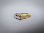 Vintage 9 Carat Gold and Diamond Ring. Birmingham, 1978. Size N 1/2. - Harrington Antiques
