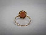 Vintage 9 Carat Gold Cameo Ring by RBS, Birmingham, 1982. Size S. - Harrington Antiques