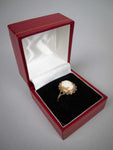 Vintage 9 Carat Gold Cameo Ring by RBS, Birmingham, 1982. Size S. - Harrington Antiques