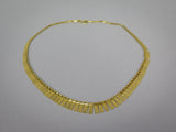 Vintage 9 Carat Italian Gold Cleopatra Necklace, c.1980. - Harrington Antiques