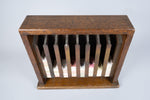 Vintage Oak Railway Train Ticket Cabinet With Original Train Tickets. - Harrington Antiques