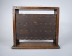Vintage Oak Railway Train Ticket Cabinet With Original Train Tickets. - Harrington Antiques