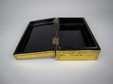 Vintage Ornate Burmese Gilt Lacquer Box - Harrington Antiques