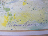 'Wallow Barrow Coppice' (Cumbria) Watercolour by Tiana Marie, 1984. Framed. - Harrington Antiques